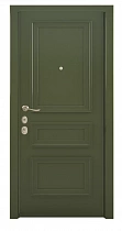 Зеленая входная дверь МД6-15