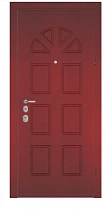 Красная входная дверь МД1