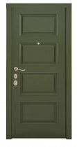 Зеленая входная дверь МД6-13
