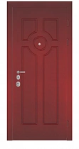 Красная входная дверь МД1-3