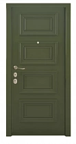 Зеленая входная дверь МД6-2