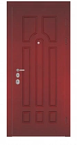 Красная входная дверь МД1-2