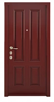 Красная входная дверь МД6-4