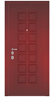 Красная входная дверь МД1-5