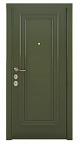 Зеленая входная дверь МД6-3