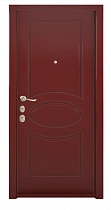 Красная входная дверь МД6-3
